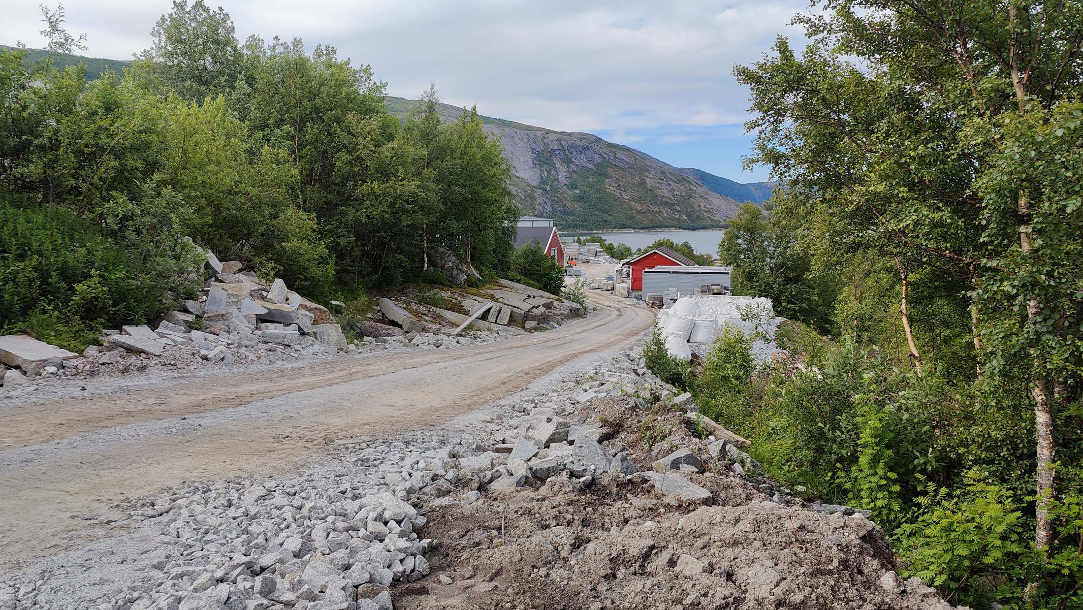 Evjen Granitt brostein, behandlet overflate